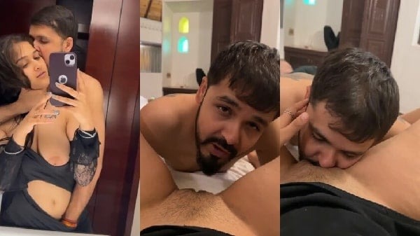 Horny Lover Desi Pussy Licking and Romance on Honeymoon