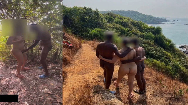 Masa49 Latest Famous Beach Dare Of Hot Wife Shamy Laura aka Hidden Lust Getting Touch By Man On Beach Husband Recording