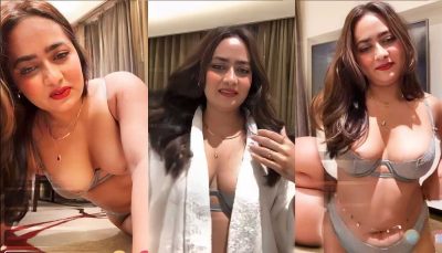 Aditi Mistry Sister Divya Mistry First Live In Transparent Lingerie Part 1