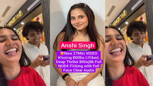 Famous Influencer Anshi Singh Boyfriend Giving Amazing Deep Blowjob Fucking Ccm Shower