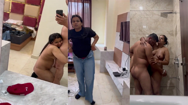 Chubby Gf Hard Fucking with Boyfriend In Lodge On Her Birthday