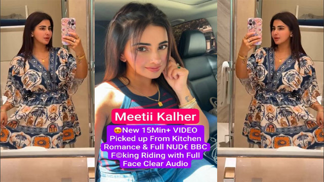 Famous Influencer Meetii Kalher New Romance Fucking Riding with Full Face Clear Audio