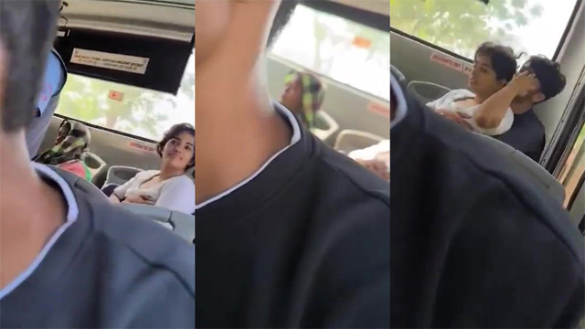 masahub Desi xxx College Cute Girl Boobs Pressing Having Sex in Government Bus